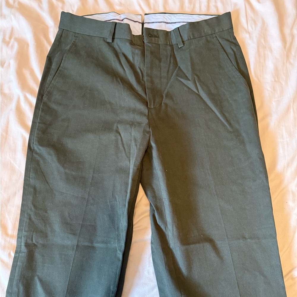 Brooks Brothers Green Chino Pants